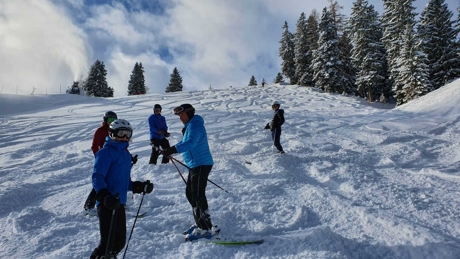 Skitraining Vorbereitung für den FreerideKurs Sektion Karpaten